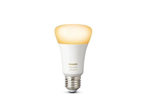 PHILLIPS HUE - Bombilla inteligente LED E27 luz ambiente blanca regulable led phillips hue